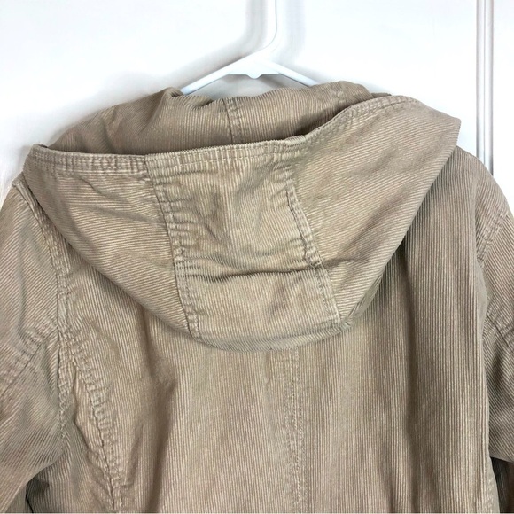 Sonoma tan/ beige coat corduroy lined with polyester fill coat / jacket size L - Picture 9 of 14